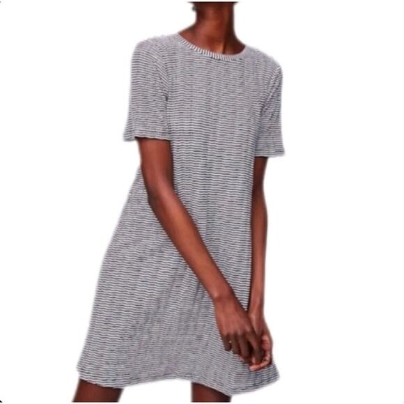 LOFT Short Sleeve Striped Tent Dress Size XS - Picture 8 of 9